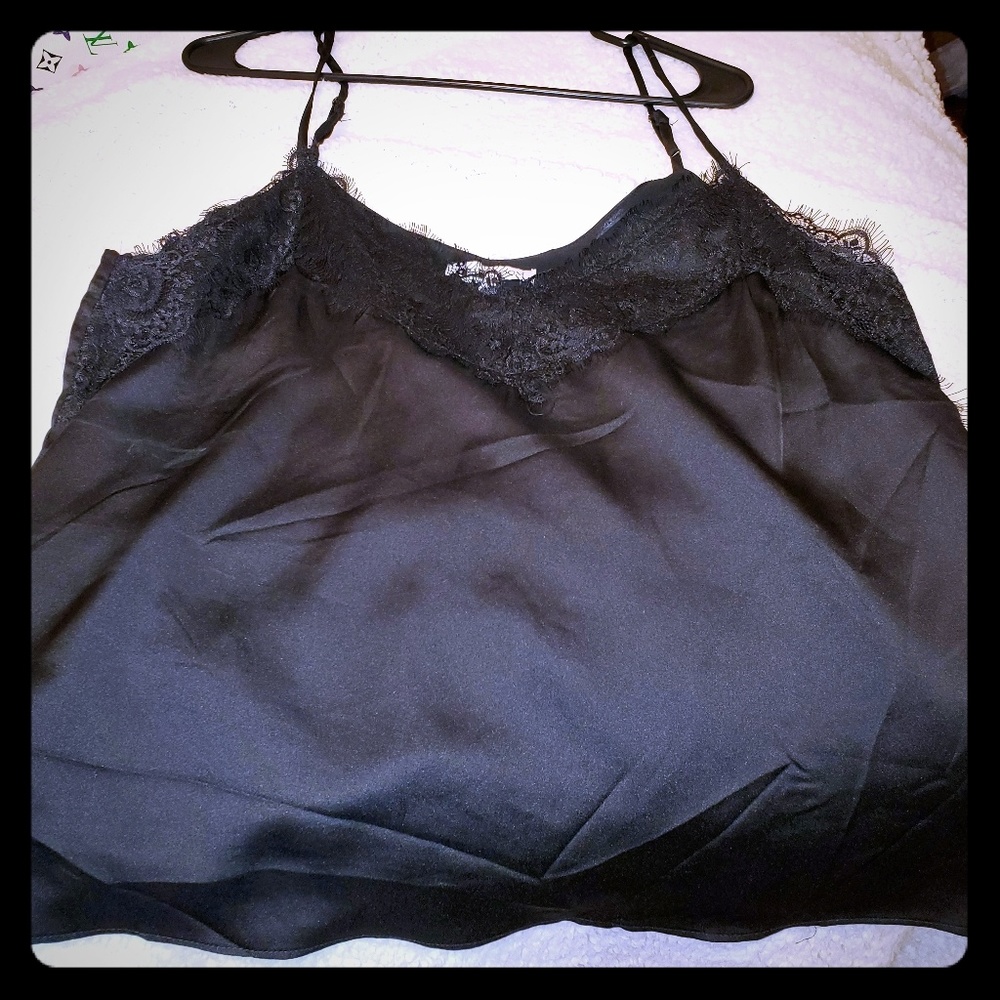 Lace/satin Evening Wear Tank .Never worn